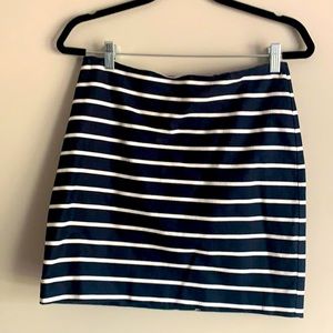 Banana Republic nautical strip skirt
